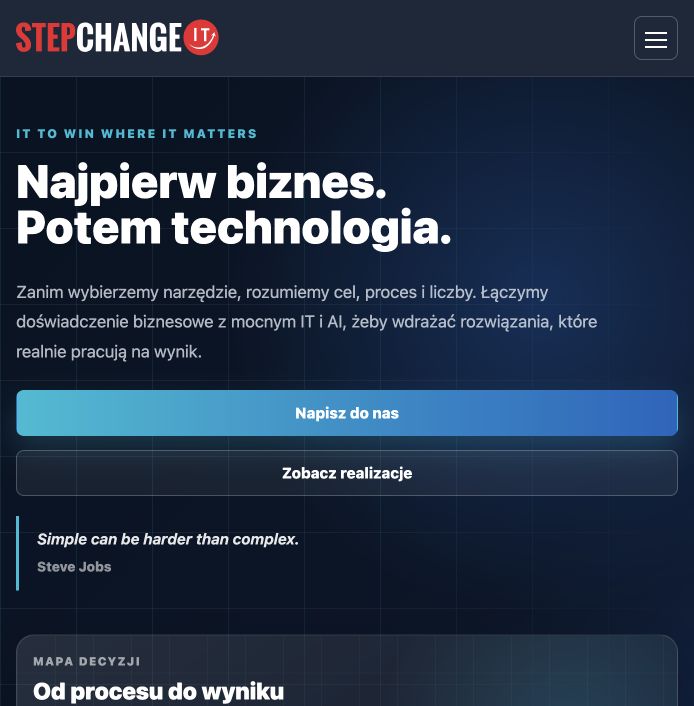 Strona Step Change